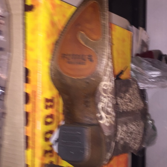 Corral grey white lace boots - Picture 4 of 5